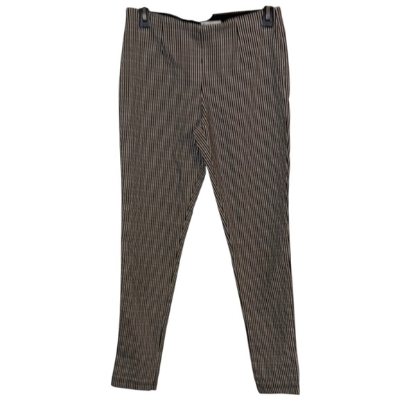 🌹CALVIN KLEIN ELASTIC WAIST PLAID SKINNY PANTS - Picture 1 of 7